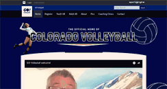 Desktop Screenshot of covolleyball.com
