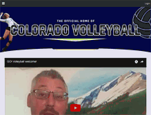 Tablet Screenshot of covolleyball.com